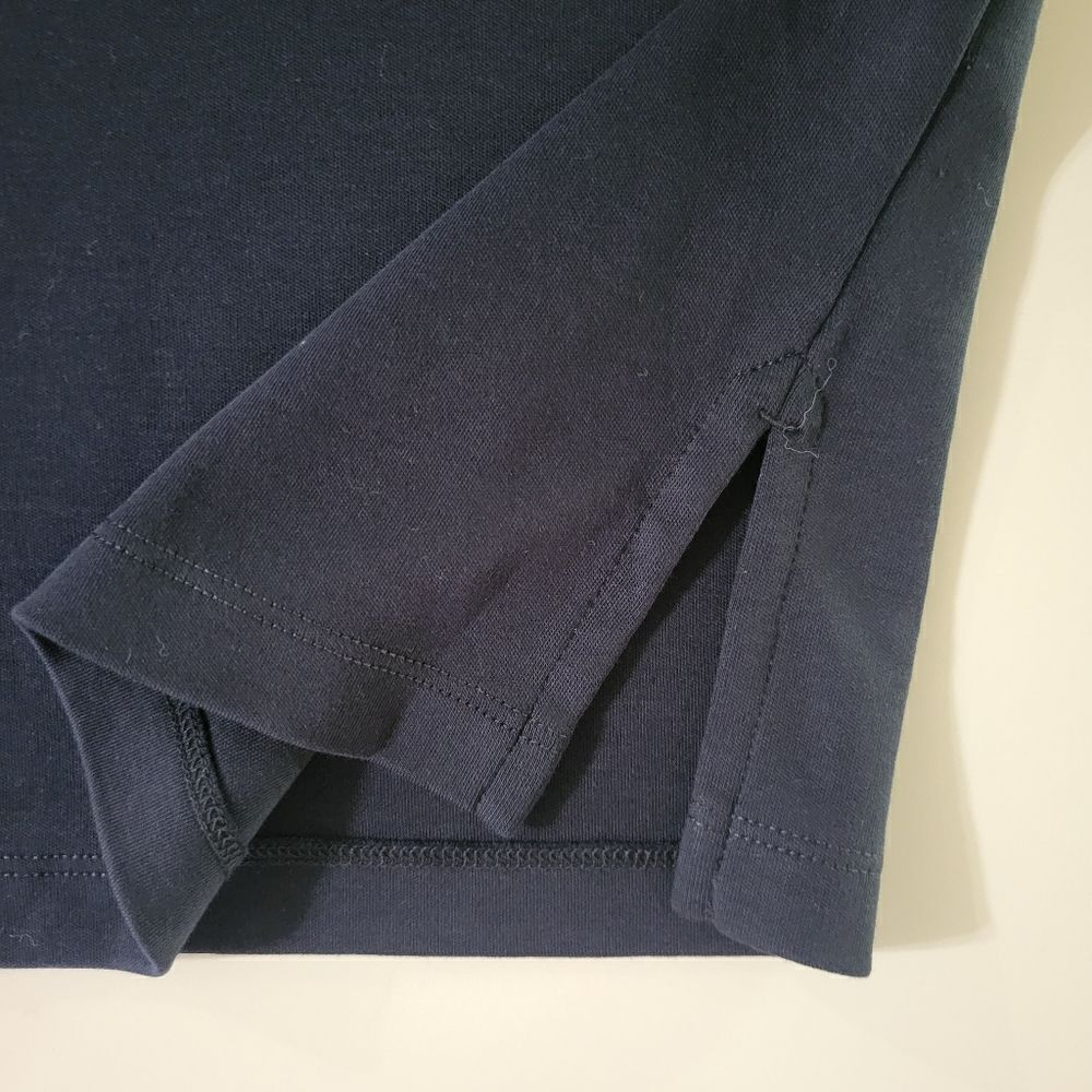 Lands' End Women's Black Cotton Long Sleeve Turtleneck Top - Picture 10 of 15